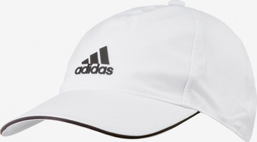 ADIDAS PERFORMANCE Athletic Cap in White: front
