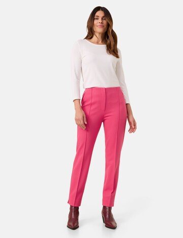 GERRY WEBER regular Bukser med fals i pink