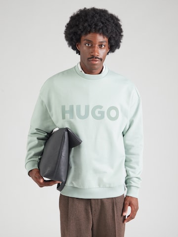 HUGO - Sudadera 'Dinex' en verde: frente