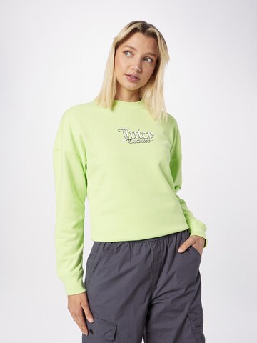 Juicy Couture SportSportska sweater majica 'VALENTINA' - zelena boja: prednji dio