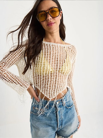 Camicia da donna di Bianco Lucci in beige