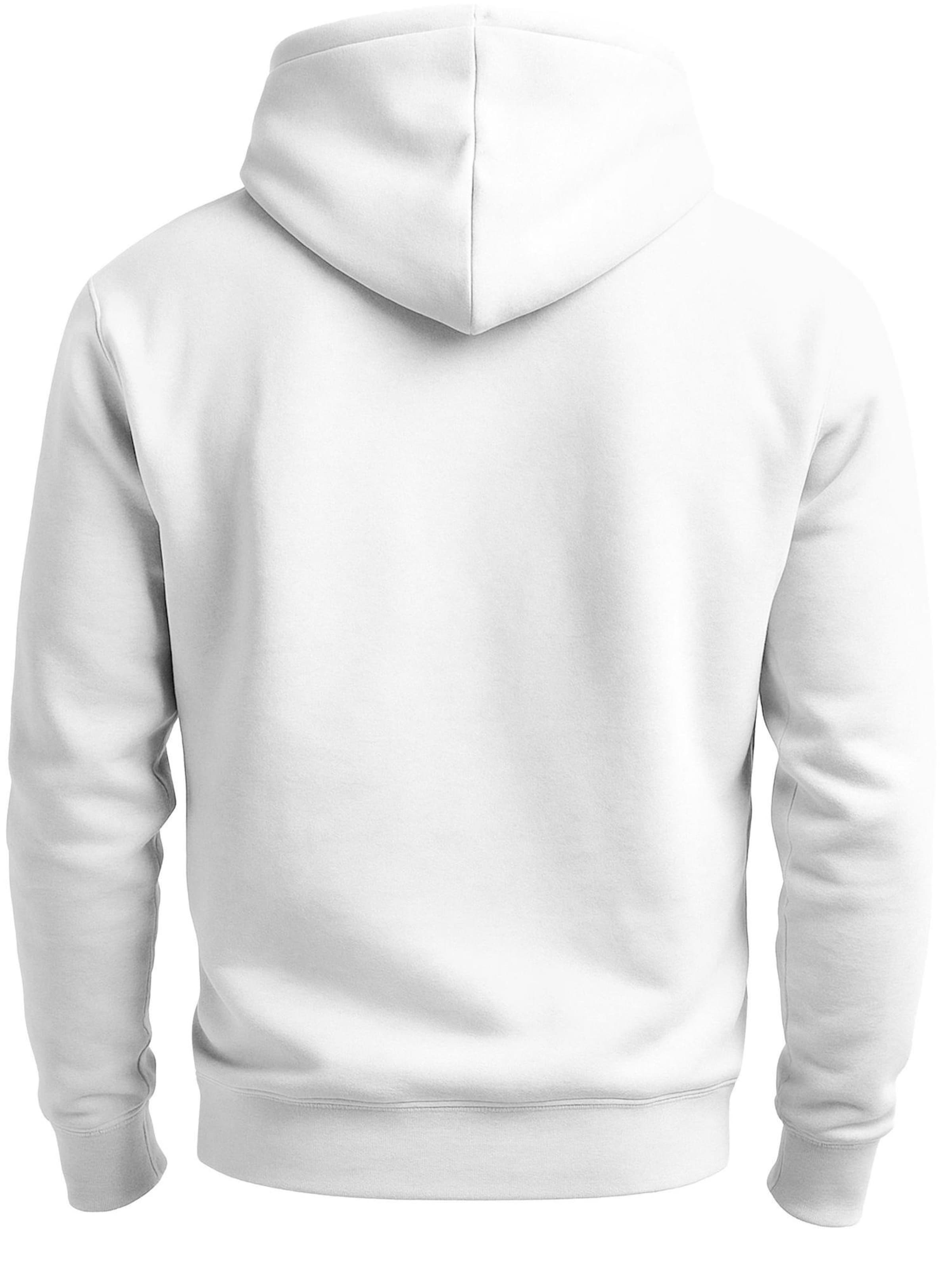 Neverless Sweatshirt 'Bär Lineart Polygon'‌‌‌‌‌‌‌‌‌‌ in Weiß