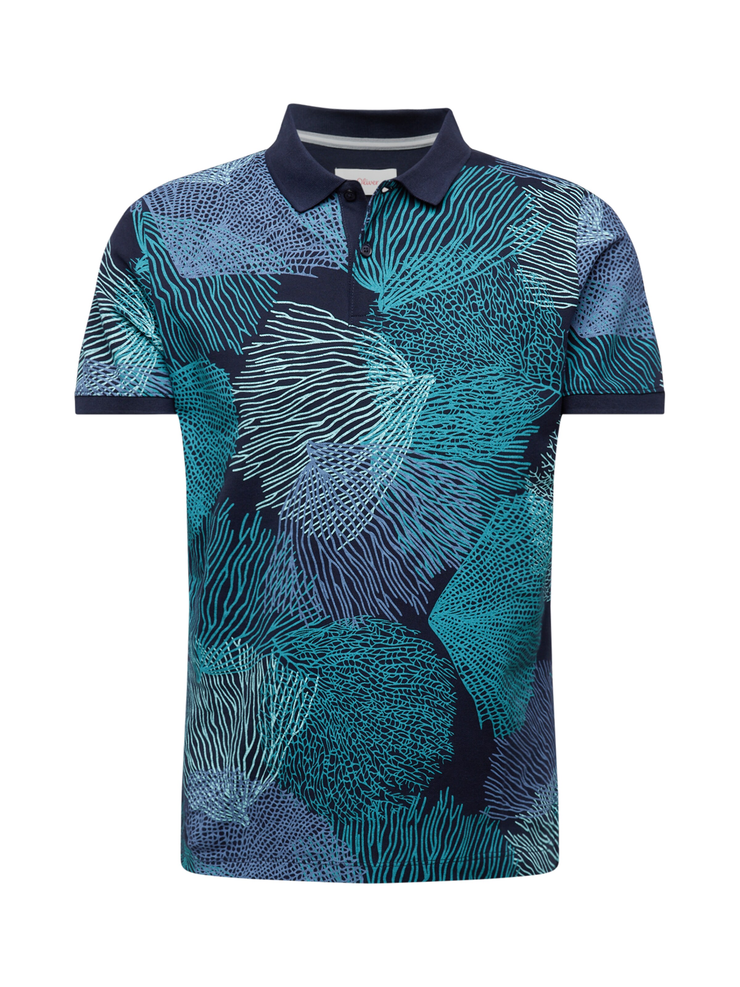s.Oliver Shirt in Blauw: voorkant