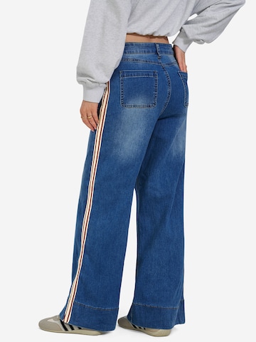 Imily Bela Wide leg Τζιν σε μπλε