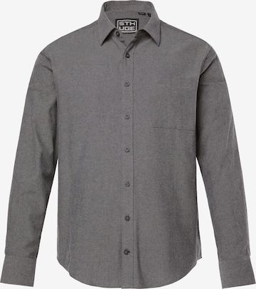 STHUGE Regular Fit Hemd in Grau: Vorderseite