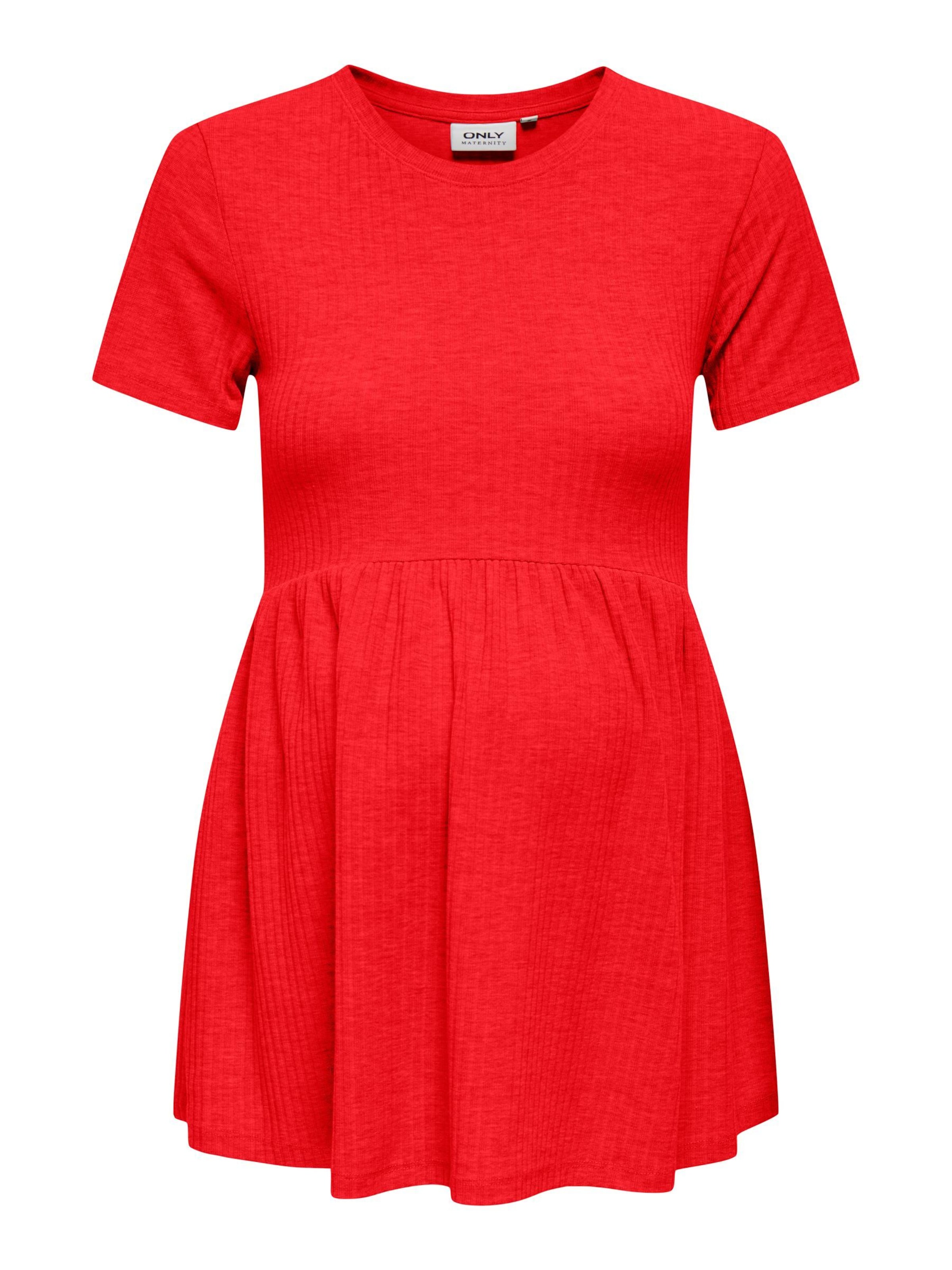 Only Maternity - Camiseta 'MALAYA' en rojo: frente