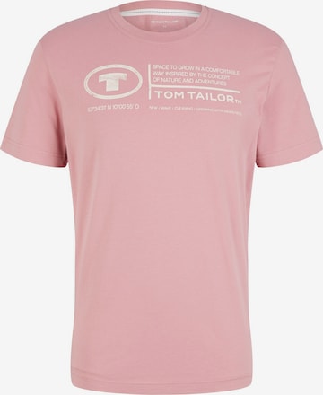 Maglietta di TOM TAILOR in rosa: frontale