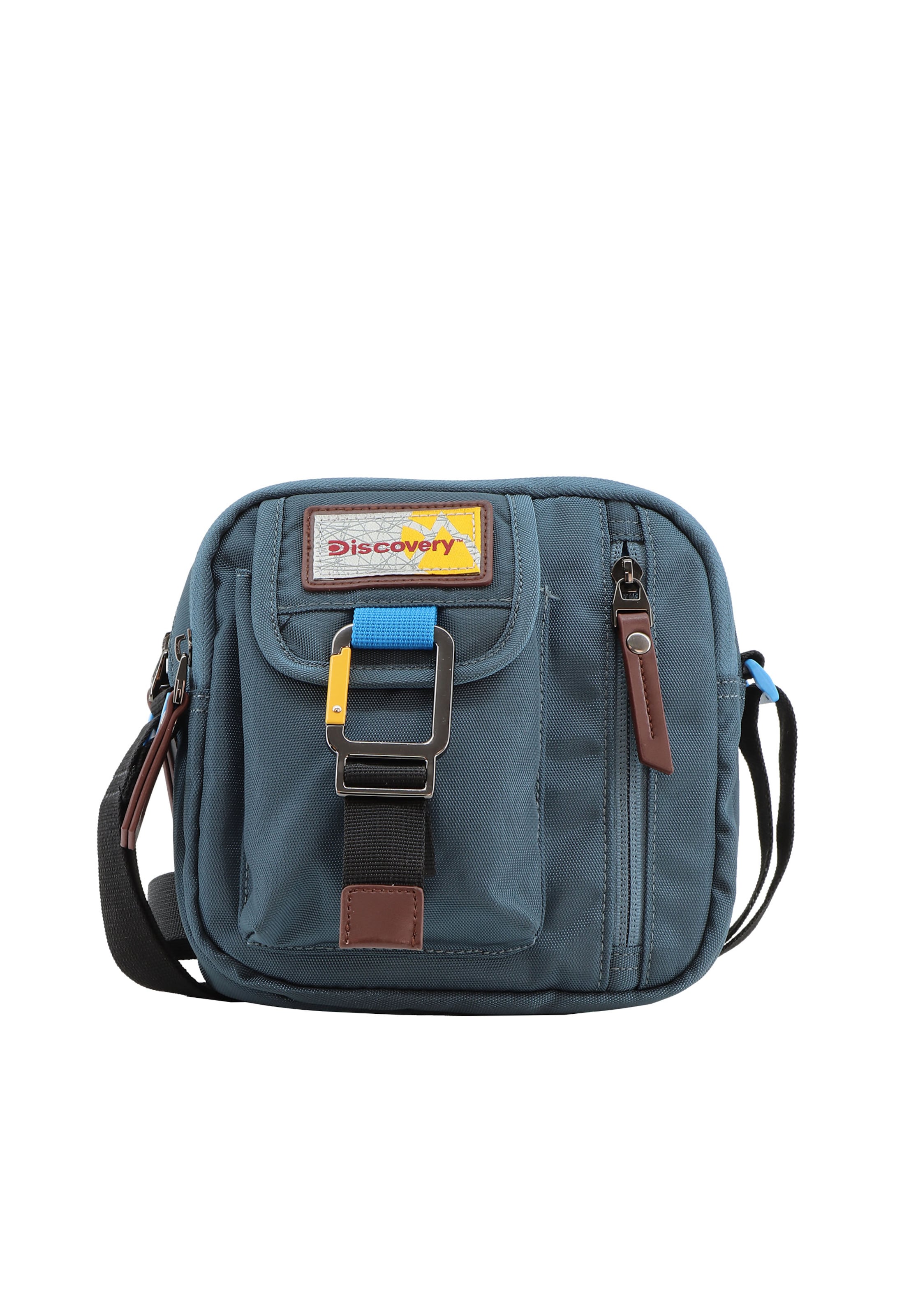 Discovery Schultertasche in Blau: Vorderseite