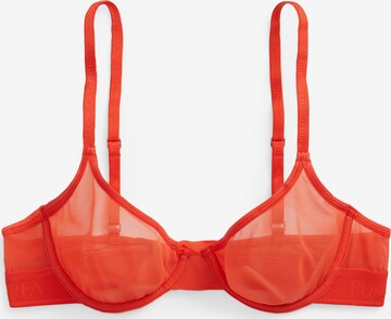 Balconnet Soutien-gorge ' UNLINED DEMI BRA ' Polo Ralph Lauren en orange : devant