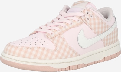 Nike Sportswear Baskets basses 'DUNK' en rose / blanc, Vue avec produit
