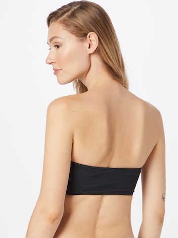 Seafolly Бандо Верх бикини в Черный