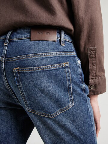 NN07 Slimfit Kavbojke 'Johnny 1839' | modra barva