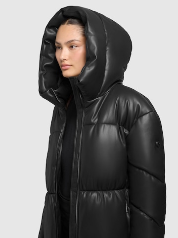 khujo Wintermantel 'Lorsa' in Schwarz