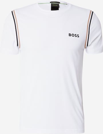 BOSS - Camisa funcionais 'TOC' em branco: frente