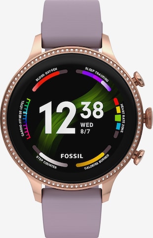 Fossil Smartwatches Digitaluhr in Lila: predná strana