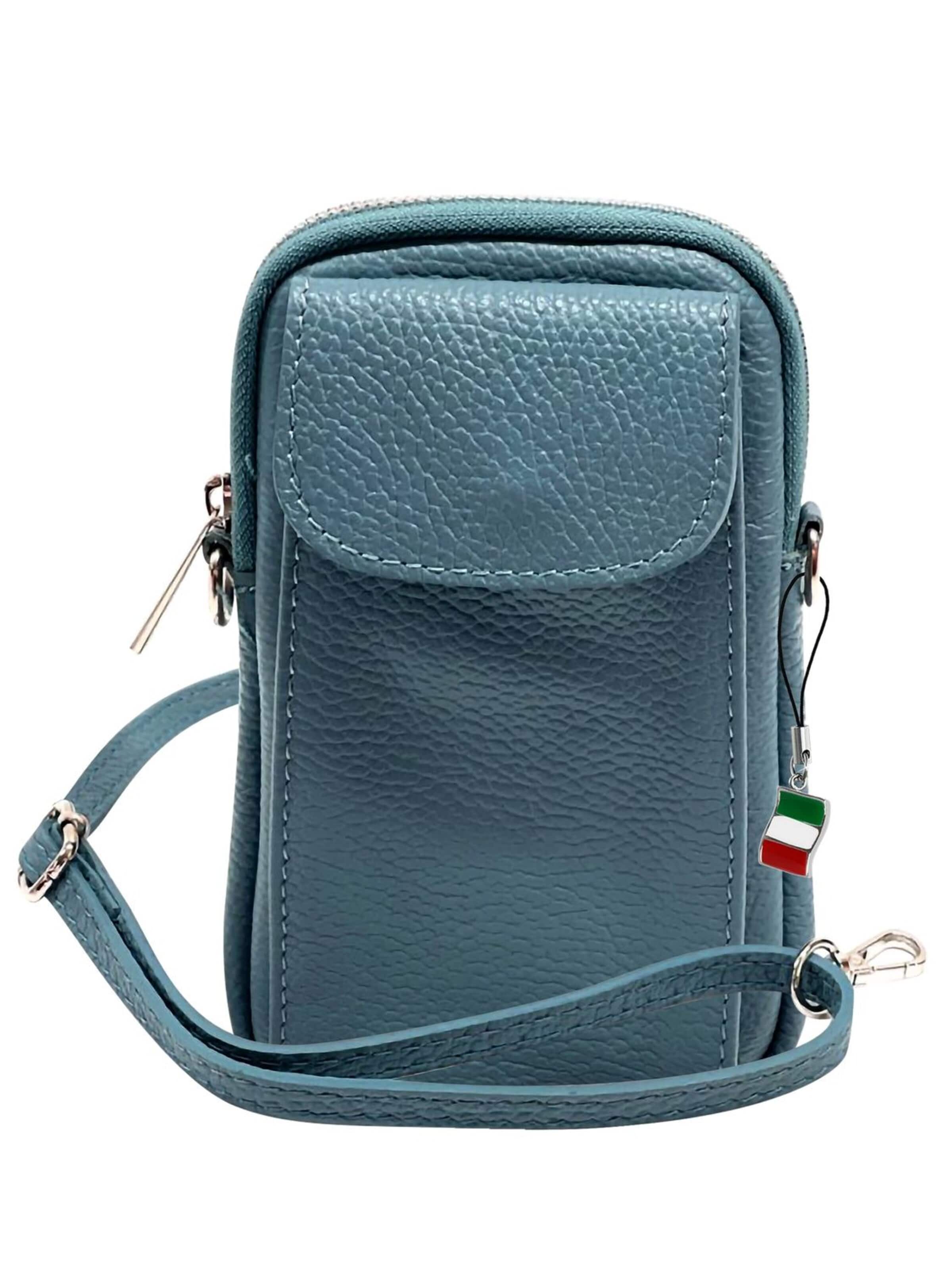 Florence Shoulder Bag in Blue: front