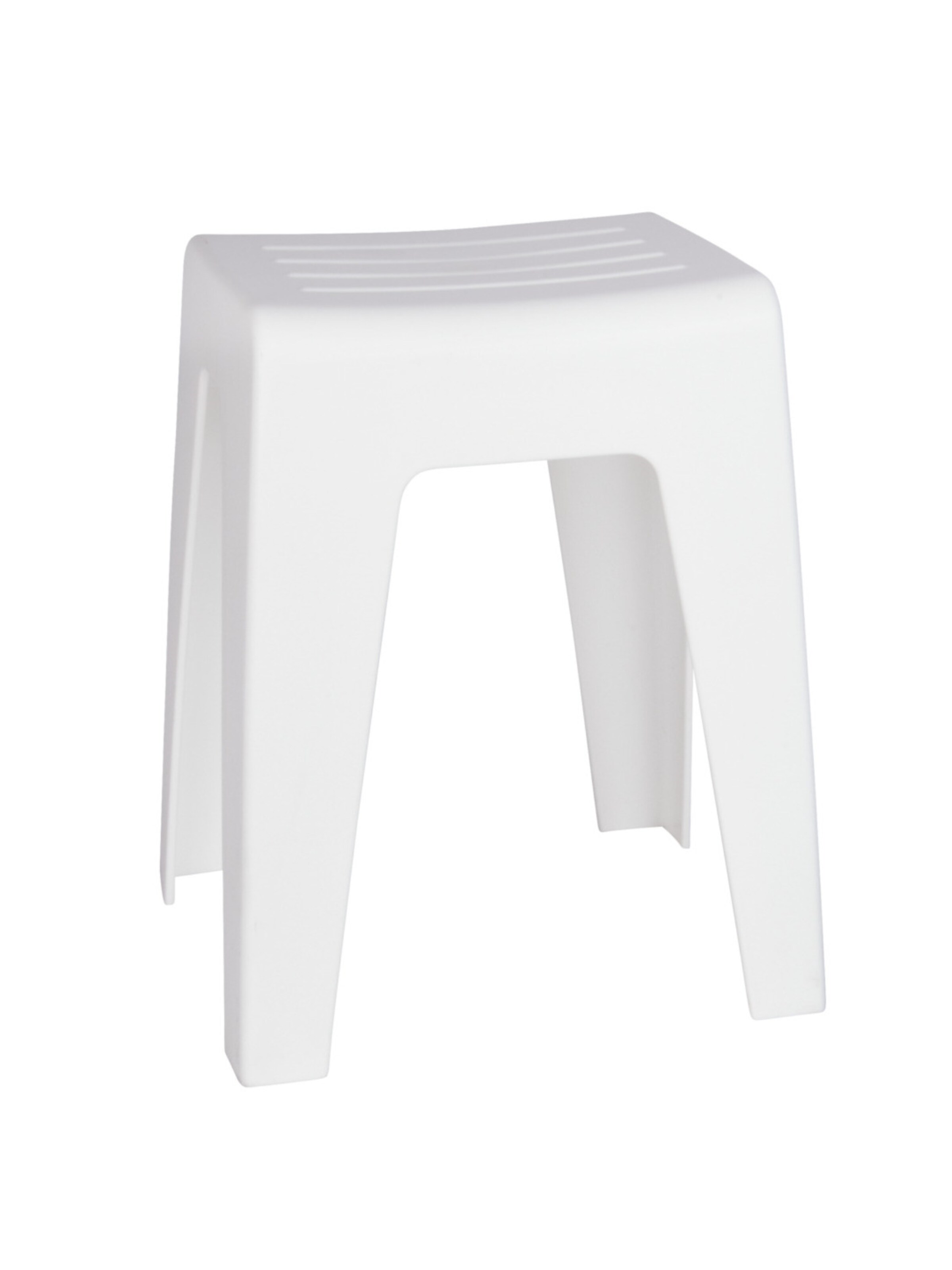 Wenko Badhocker 'Kumba' in Weiß: Vorderseite