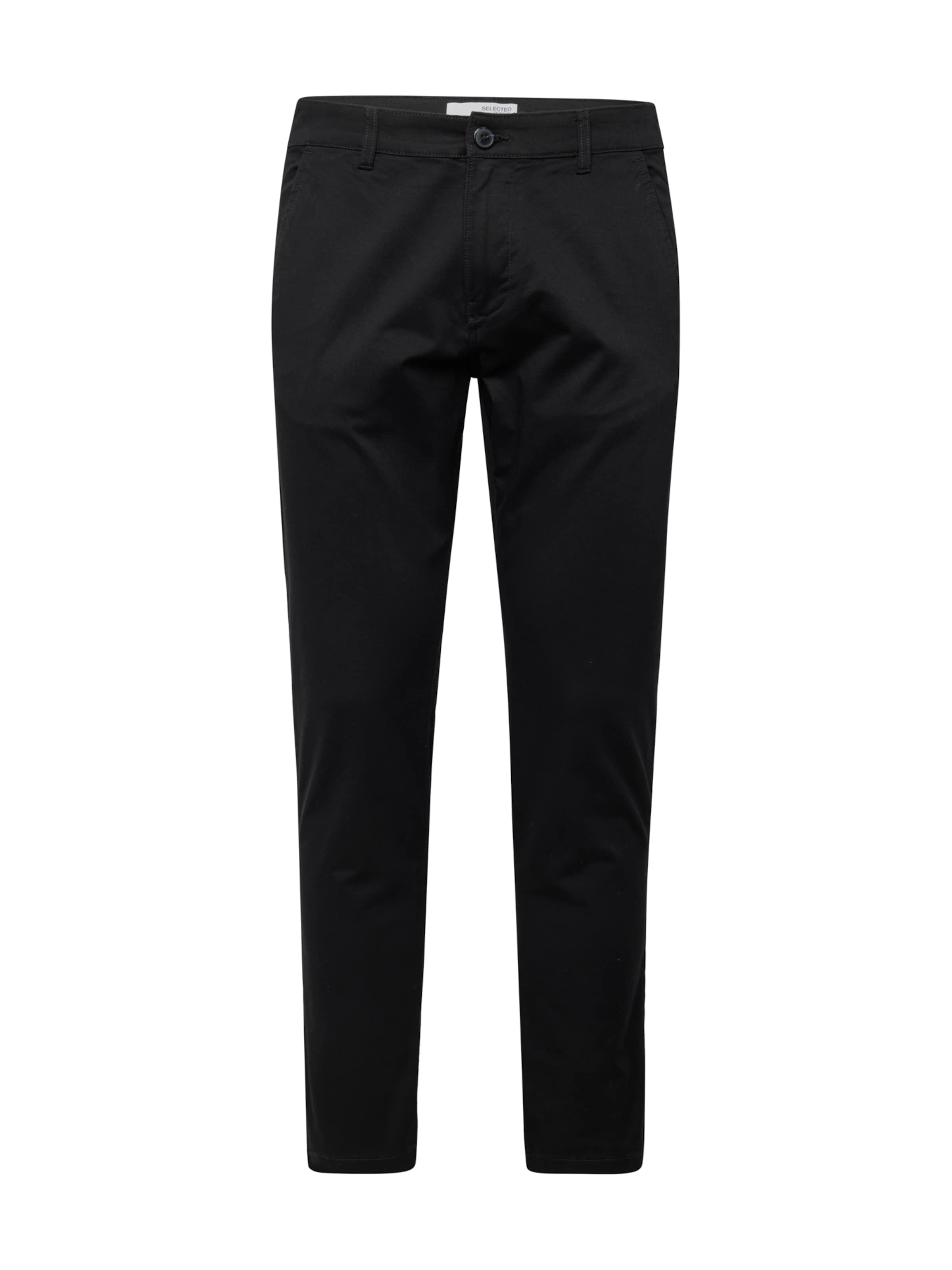 SELECTED Pantalon chino 'DAN' en noir, Vue avec produit