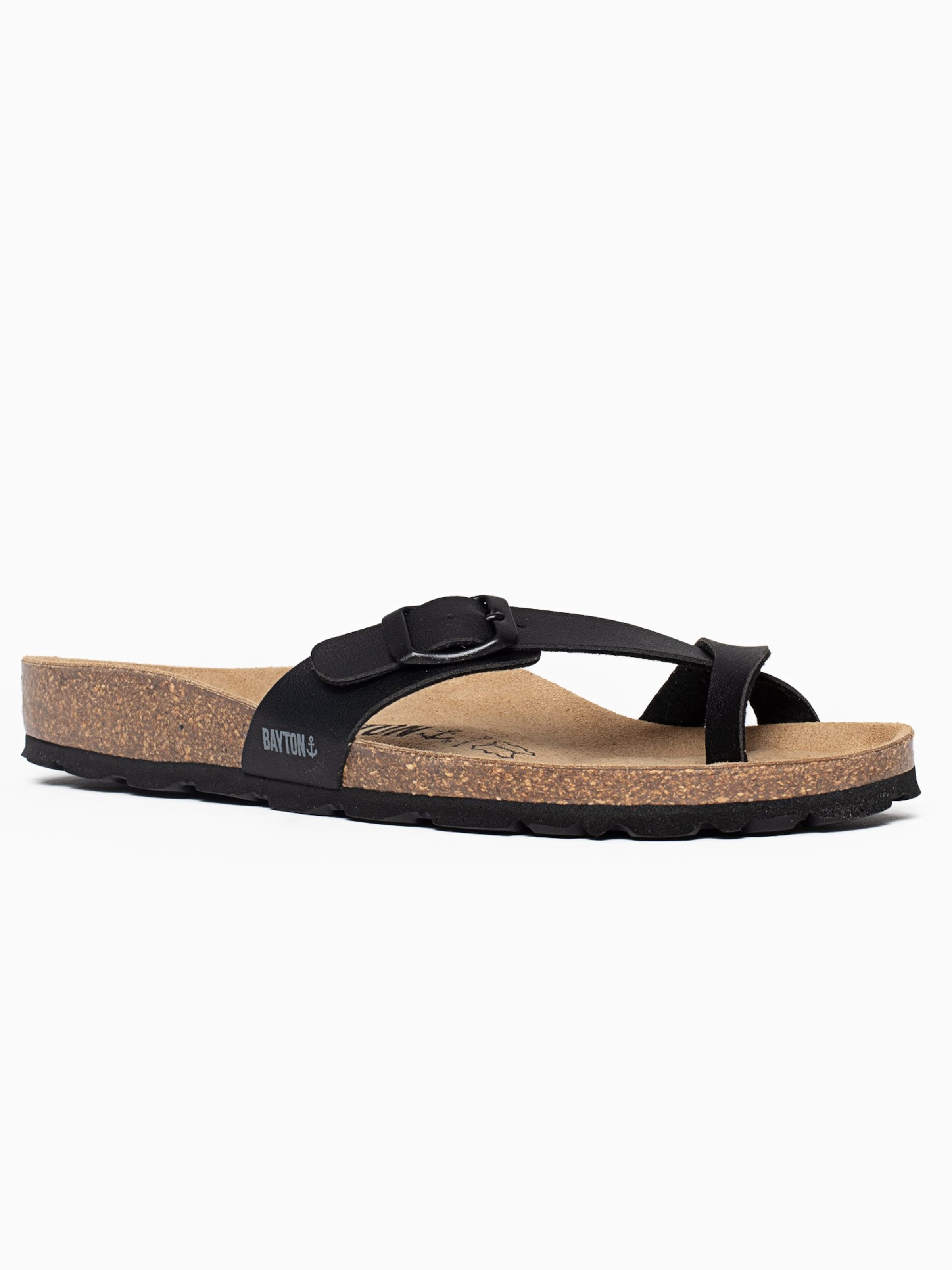 Flip-flops 'Junon' de la Bayton pe negru