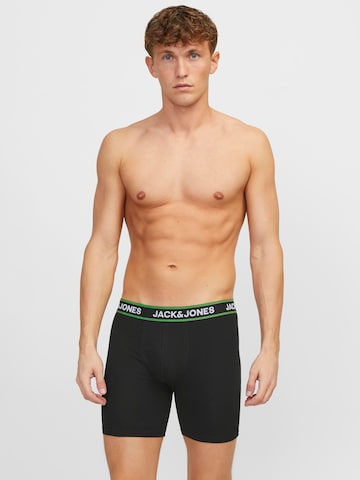 JACK & JONES Boxershorts 'Lime' in Zwart