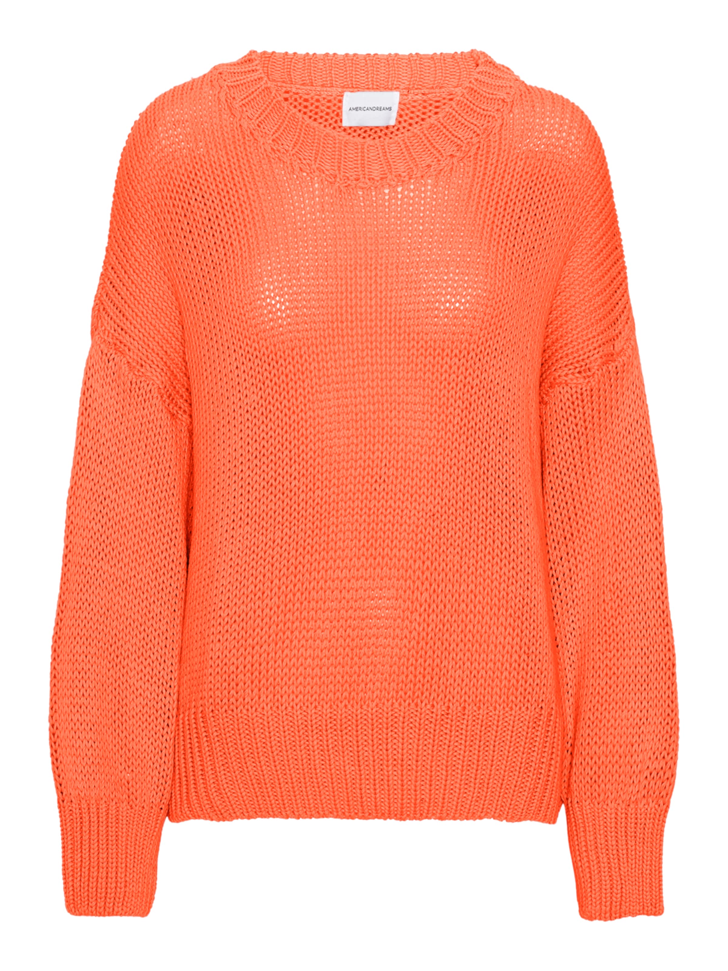 americandreams Oversizepullover 'Pepper'‌‌‌ in Orange: Vorderseite