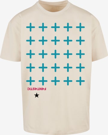 F4NT4STIC Shirt in Beige: voorkant