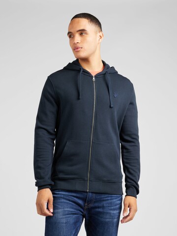 Lyle & Scott Sweat jacket in Blue: front