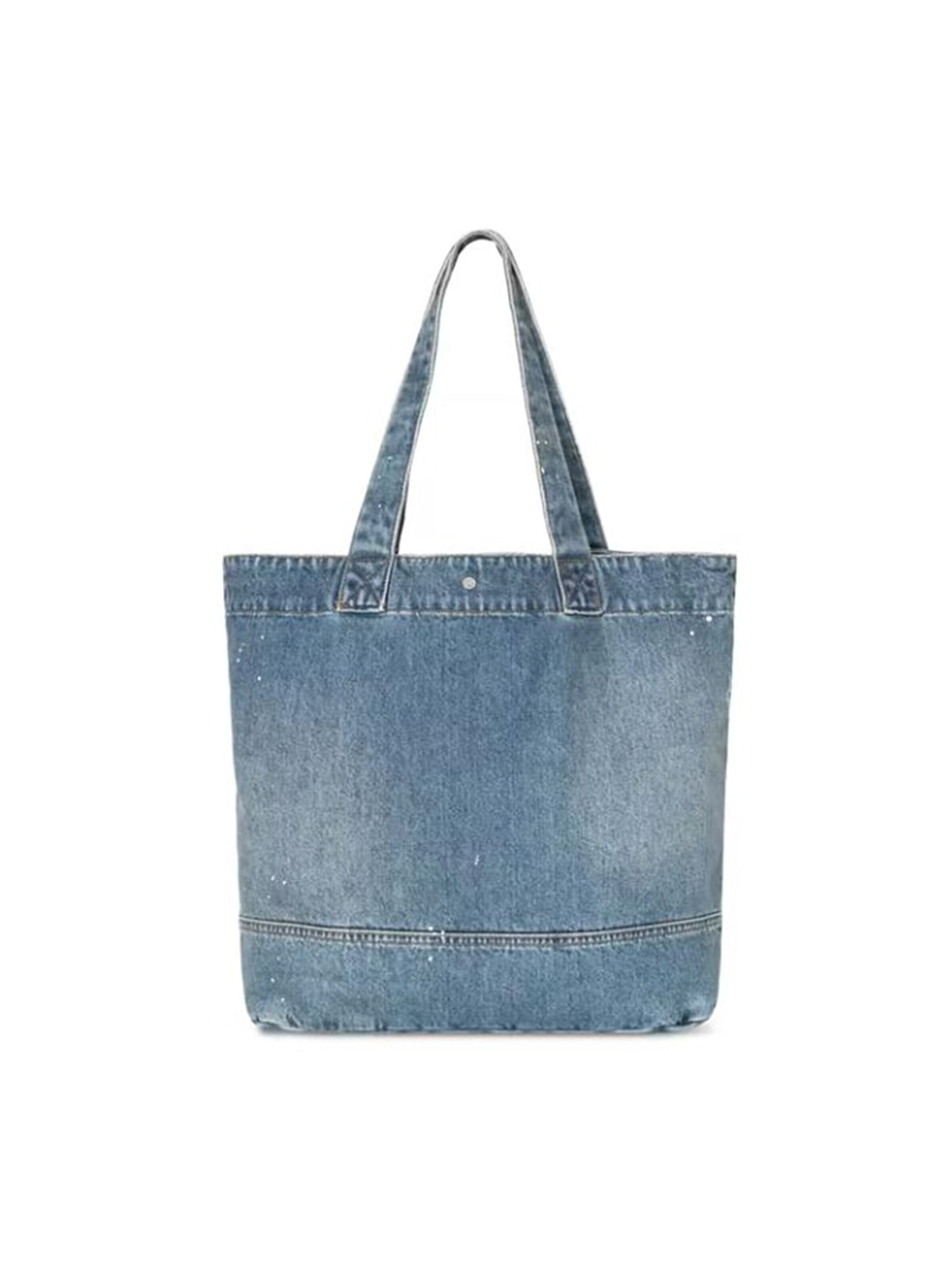 Carhartt WIP Shopper 'DENIM TOTE BLUE' in Blauw