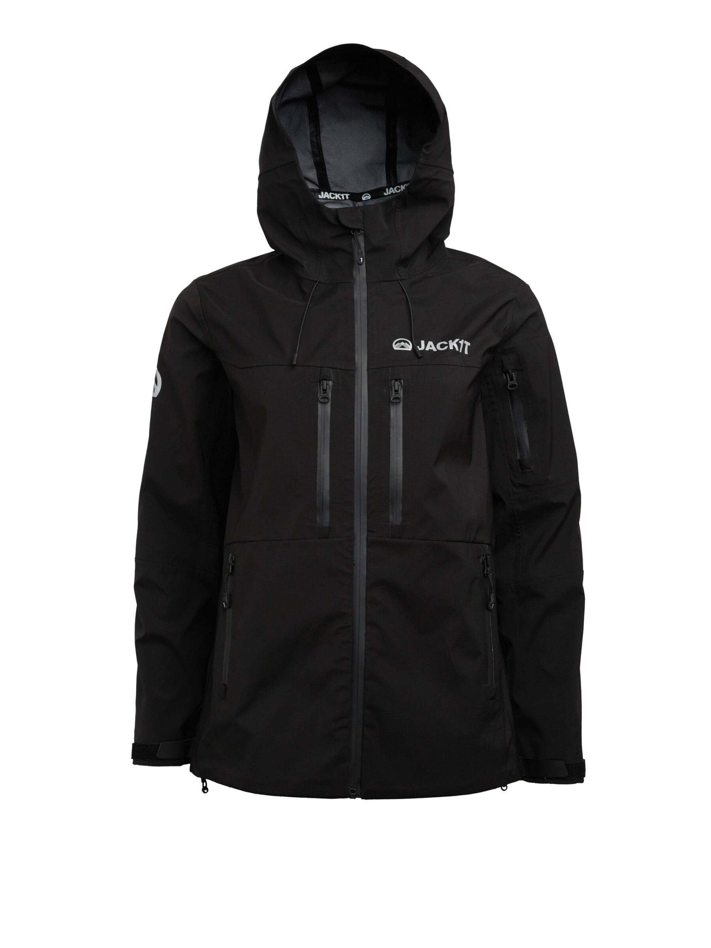 JACK1T Funktionsjacke in Schwarz: Vorderseite