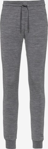 Effilé Pantalon de sport 'Crush' ICEBREAKER en gris : devant