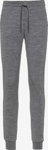 Effilé Pantalon de sport 'Crush' ICEBREAKER en gris : devant