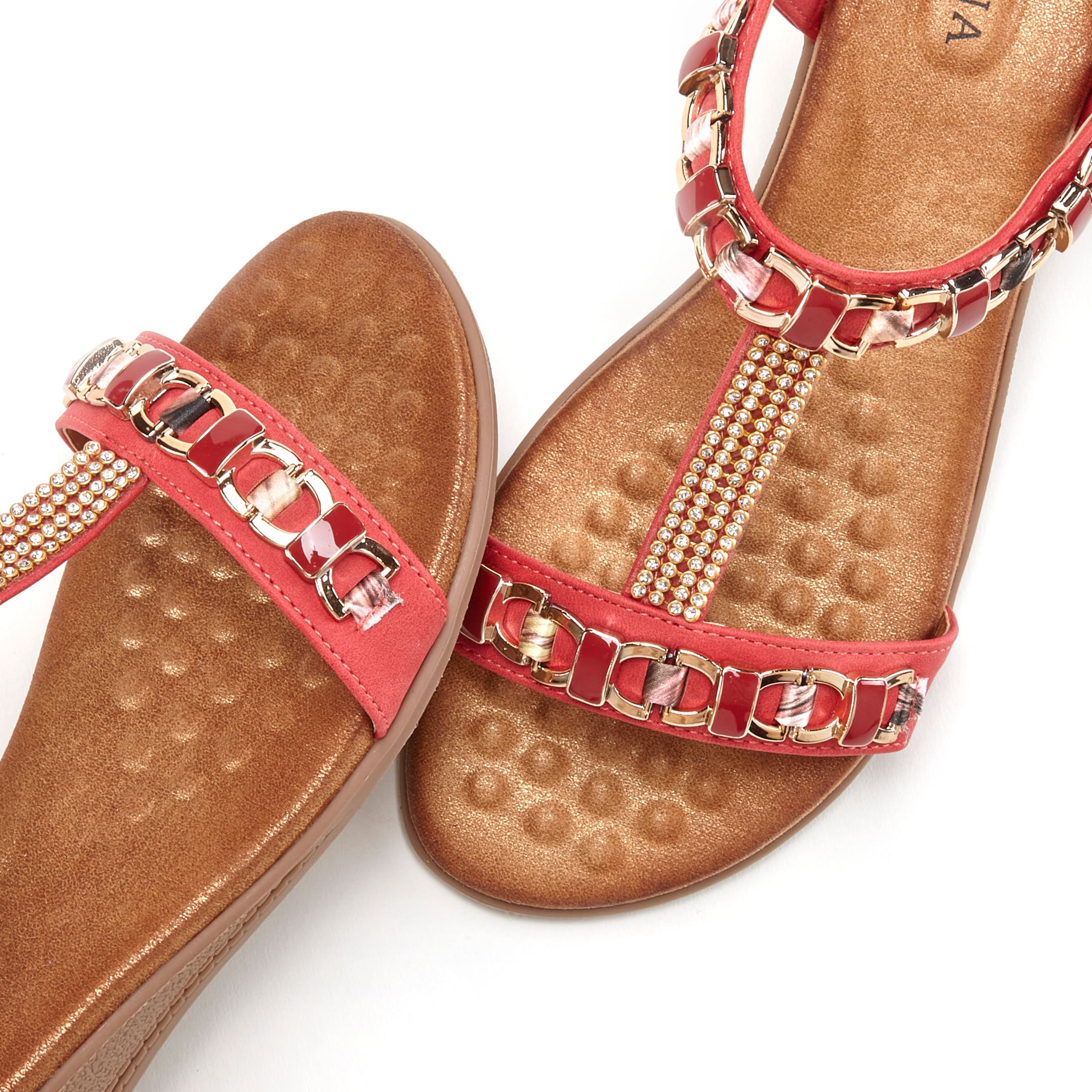 Sandalo di VIVANCE in rosso