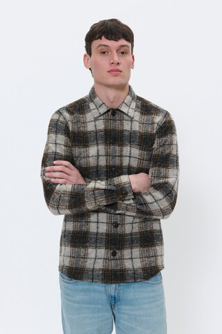 Coupe regular Chemise 'Pelton N Heritage' Matinique en beige