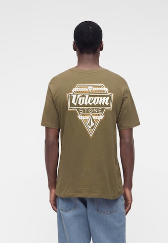 Volcom Koszulka 'LINEAR' w kolorze zielony: przód