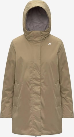 K-Way Winterjacke 'K-WAY SOPHIE TWILL SOFT BEAVER GIUBBINO' in Beige: Vorderseite