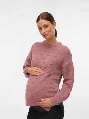 Pull-over MAMALICIOUS en rose : devant