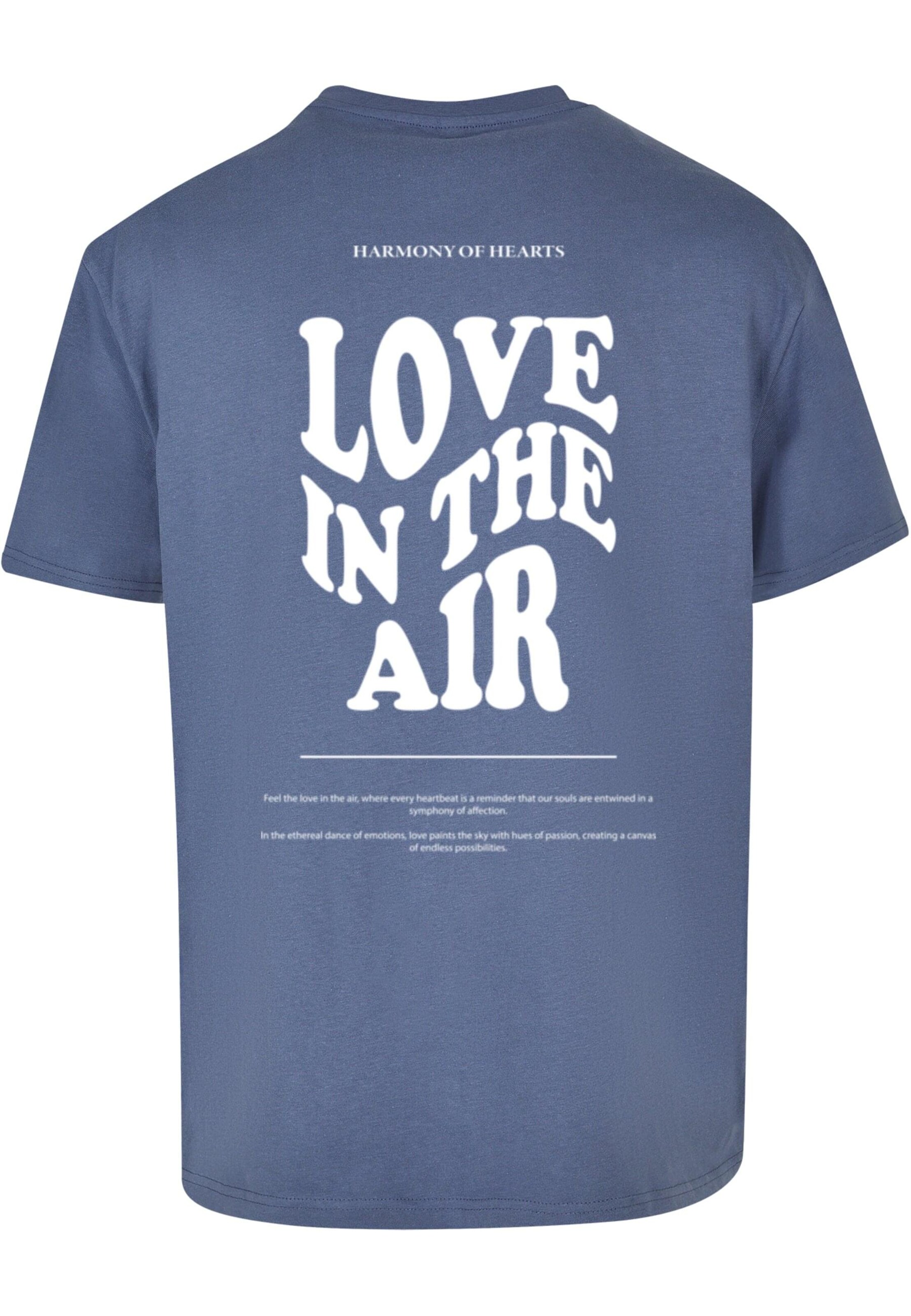 Merchcode Tričko 'Love In The Air' - Modrá