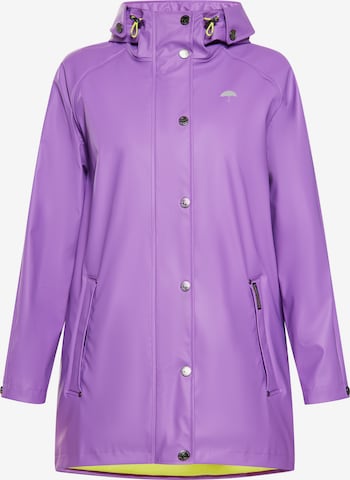 Manteau fonctionnel Schmuddelwedda en violet : devant