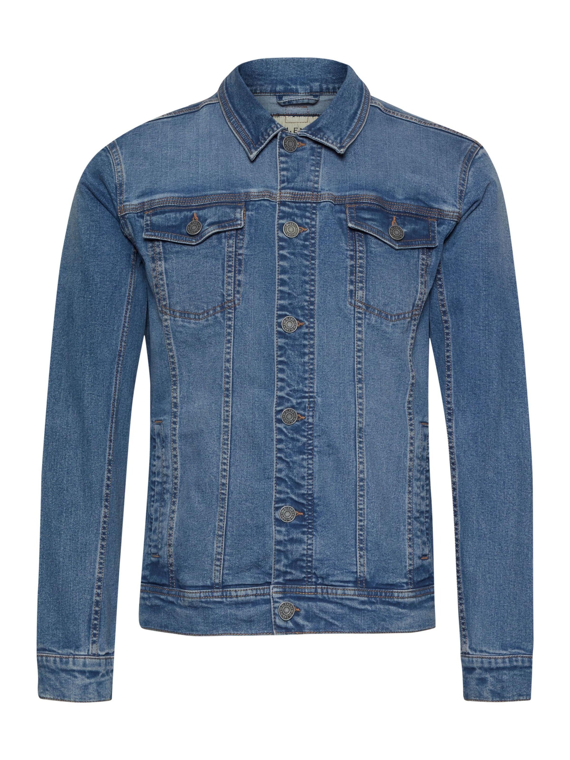 Coupe regular Veste mi-saison 'BHNARIL' BLEND en bleu : devant