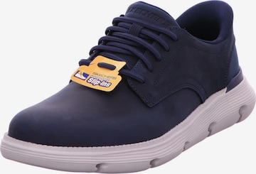 SKECHERS Classic Flats 'GARZA-DURAN' in Blue: front