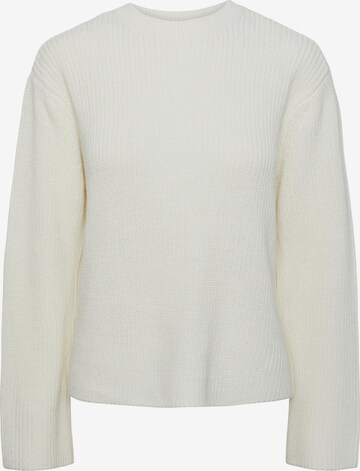 PIECES Pullover 'SABINA' i hvid: forside