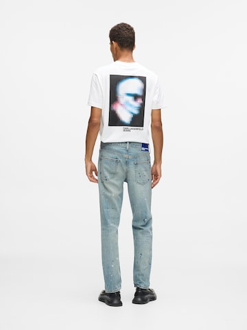 KARL LAGERFELD JEANS Tapered Farmer - kék