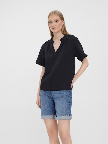 VERO MODA Bluse 'Natali' in Schwarz: predná strana