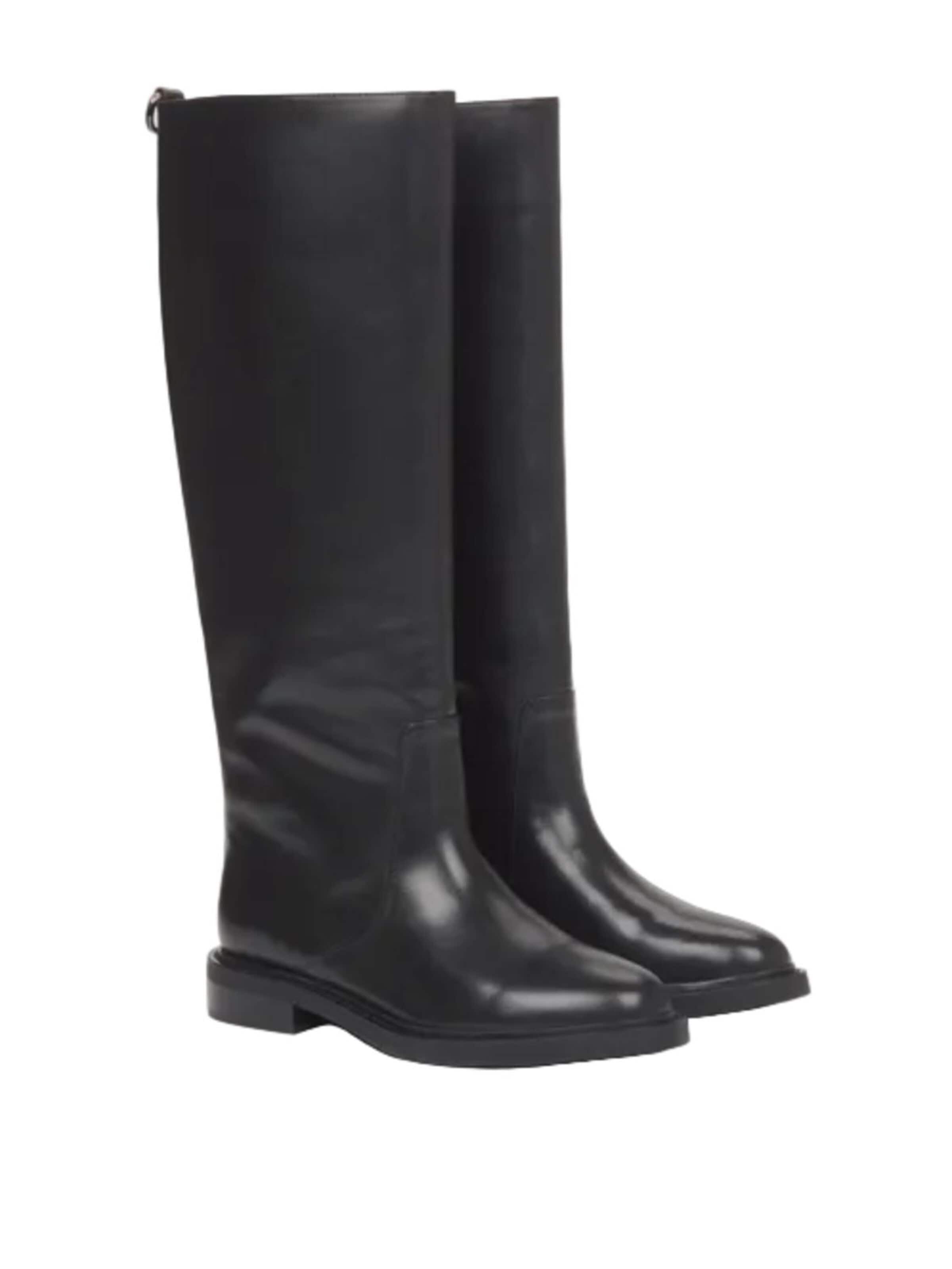 Estro - Botas sobre la rodilla '6411-1615' en negro
