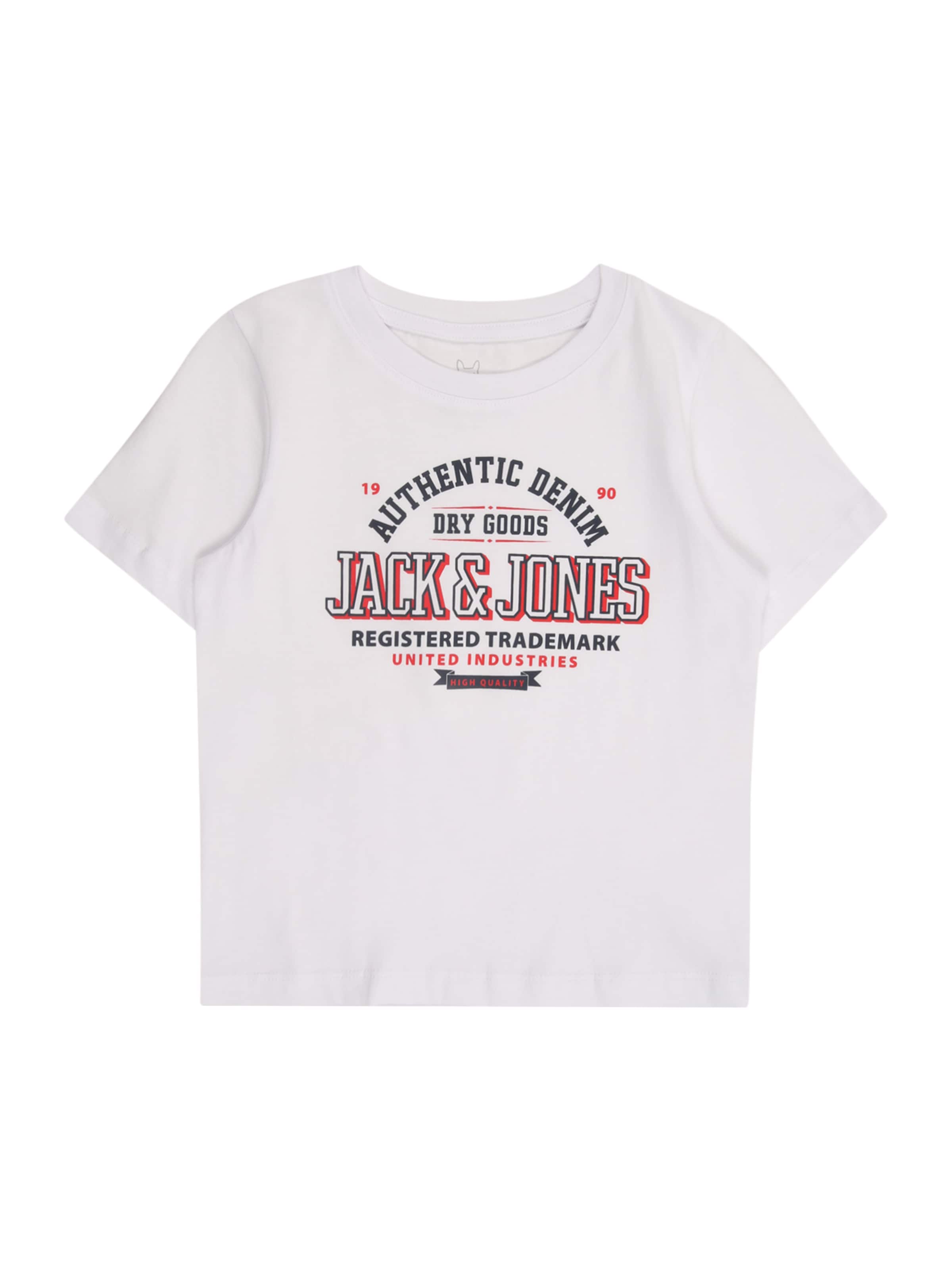 JACK & JONES MINI Paita 'JJELOGO' värissä valkoinen: etupuoli