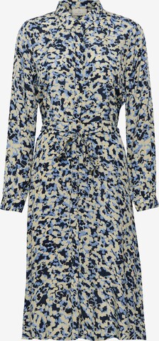 Kaffe Shirt Dress 'Devyn' in Blue: front