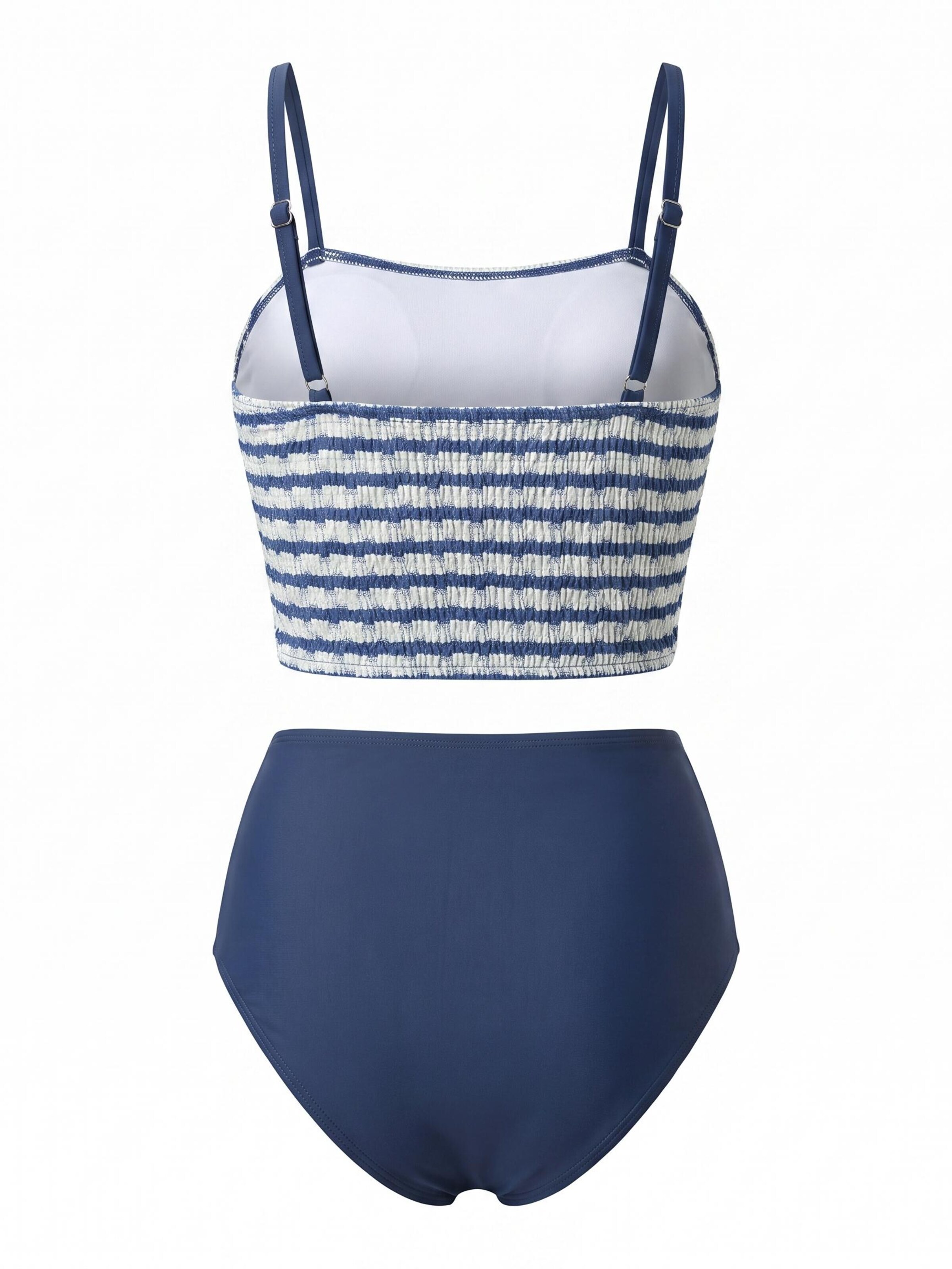 Cupshe Bustier Tankini 'Square neckline'‌‌‌‌‌‌ in Weiß