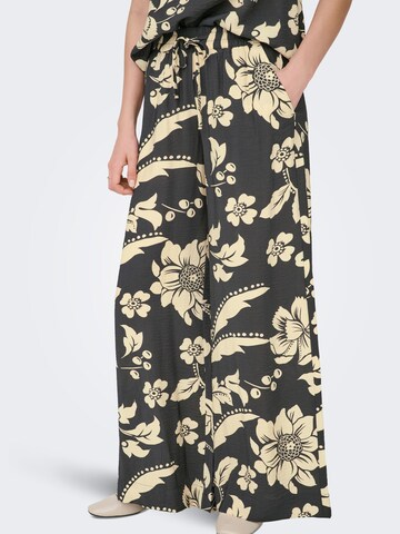 JDY Wide Leg Hose 'JDYTroya' in Grau