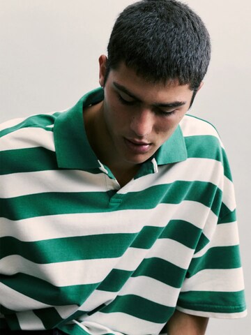 T-Shirt 'STWD' Pull&Bear en vert