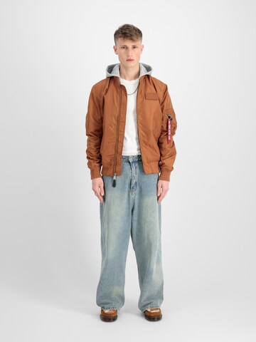 Giacca di mezza stagione di ALPHA INDUSTRIES in marrone